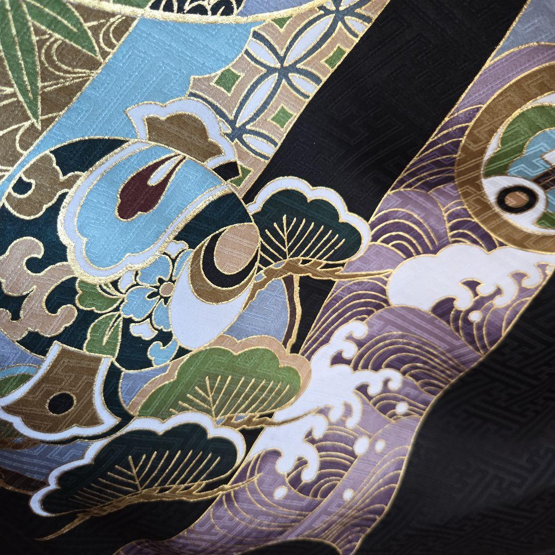 1-11　正絹　男の子お祝い着物　長襦袢付き　産着　逸品