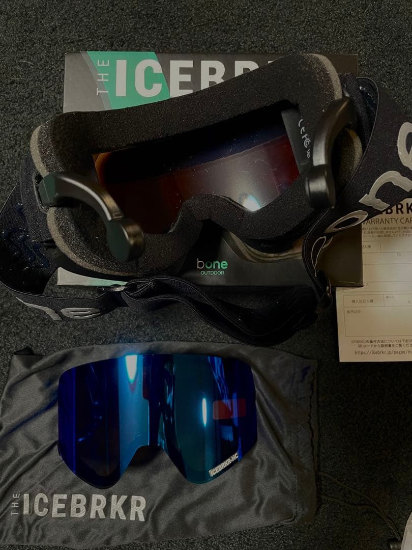 Bone ICEBRKR Bluetooth ゴーグルASIAN FIT未使用品