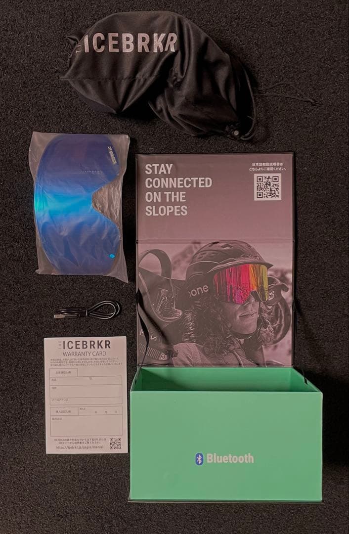 Bone ICEBRKR Bluetooth ゴーグルASIAN FIT未使用品