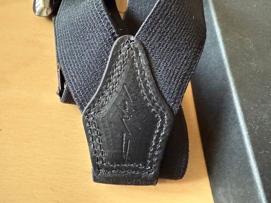 【美品】ヨウジヤマモト　クロスデザイン サスペンダー