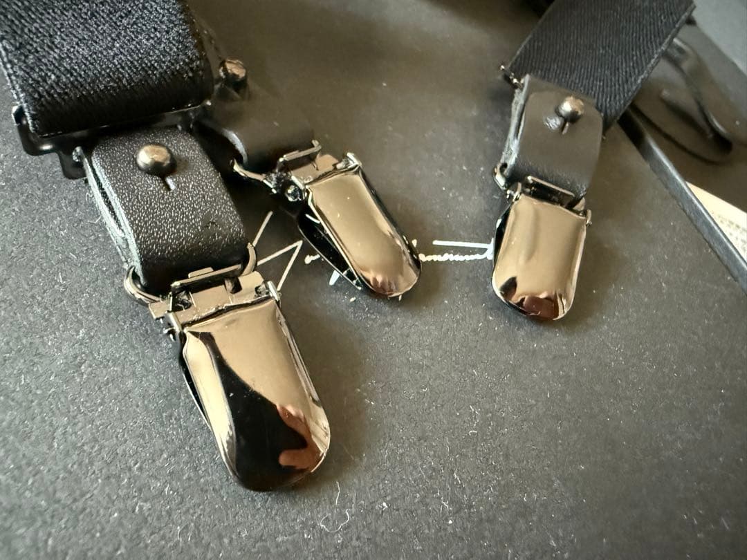 【美品】ヨウジヤマモト　クロスデザイン サスペンダー