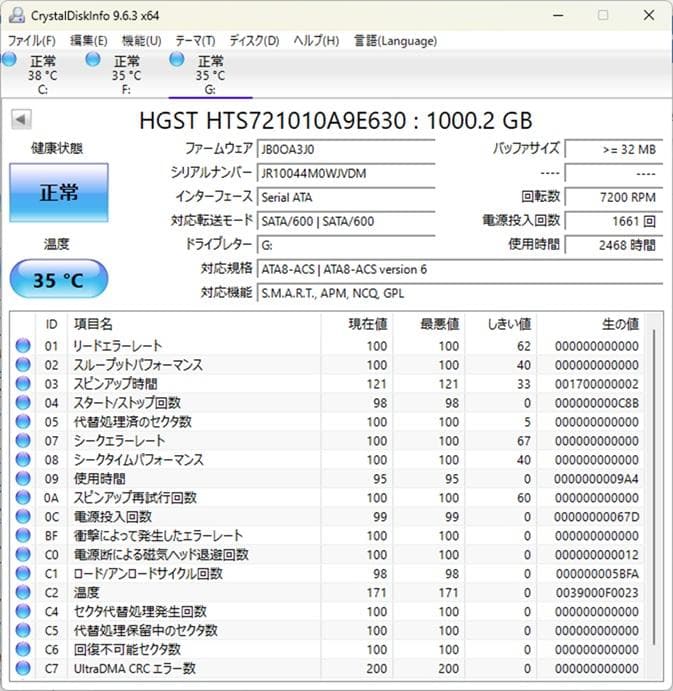 立上げ15秒程度Windows自作PC 12世代Corei3、32GB、3TB