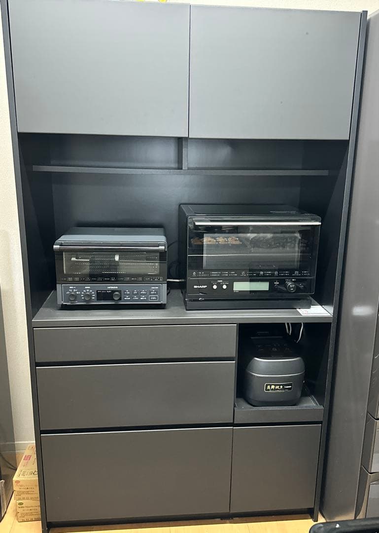 【送料込】Pamouna パモウナ　キッキンカウンター　食器棚