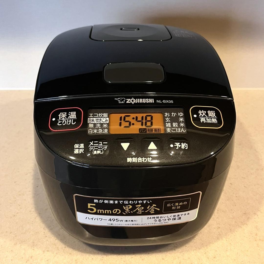 美品★象印 ZOJIRUSHI 炊飯器 NL-BX05 3合炊き 23年製