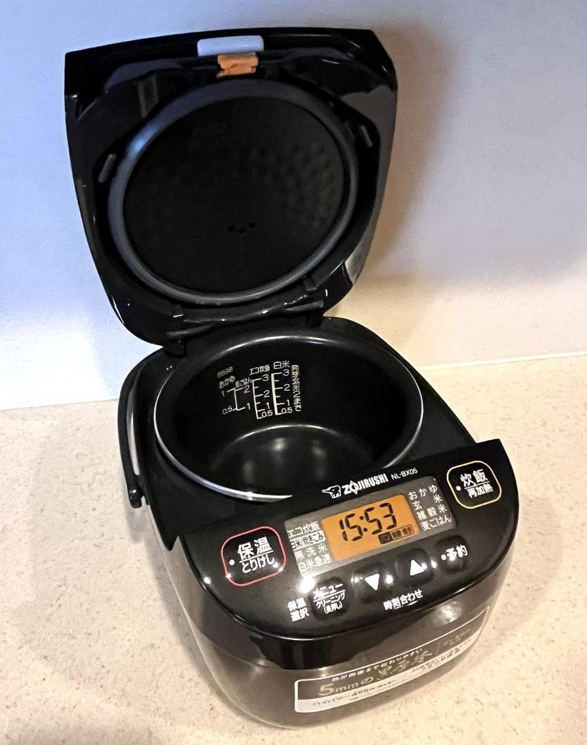 美品★象印 ZOJIRUSHI 炊飯器 NL-BX05 3合炊き 23年製