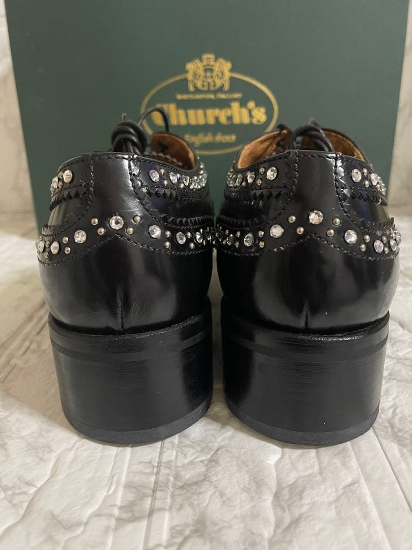 新品未使用　 Church’s Churchs スタッズシューズ　チャーチ靴