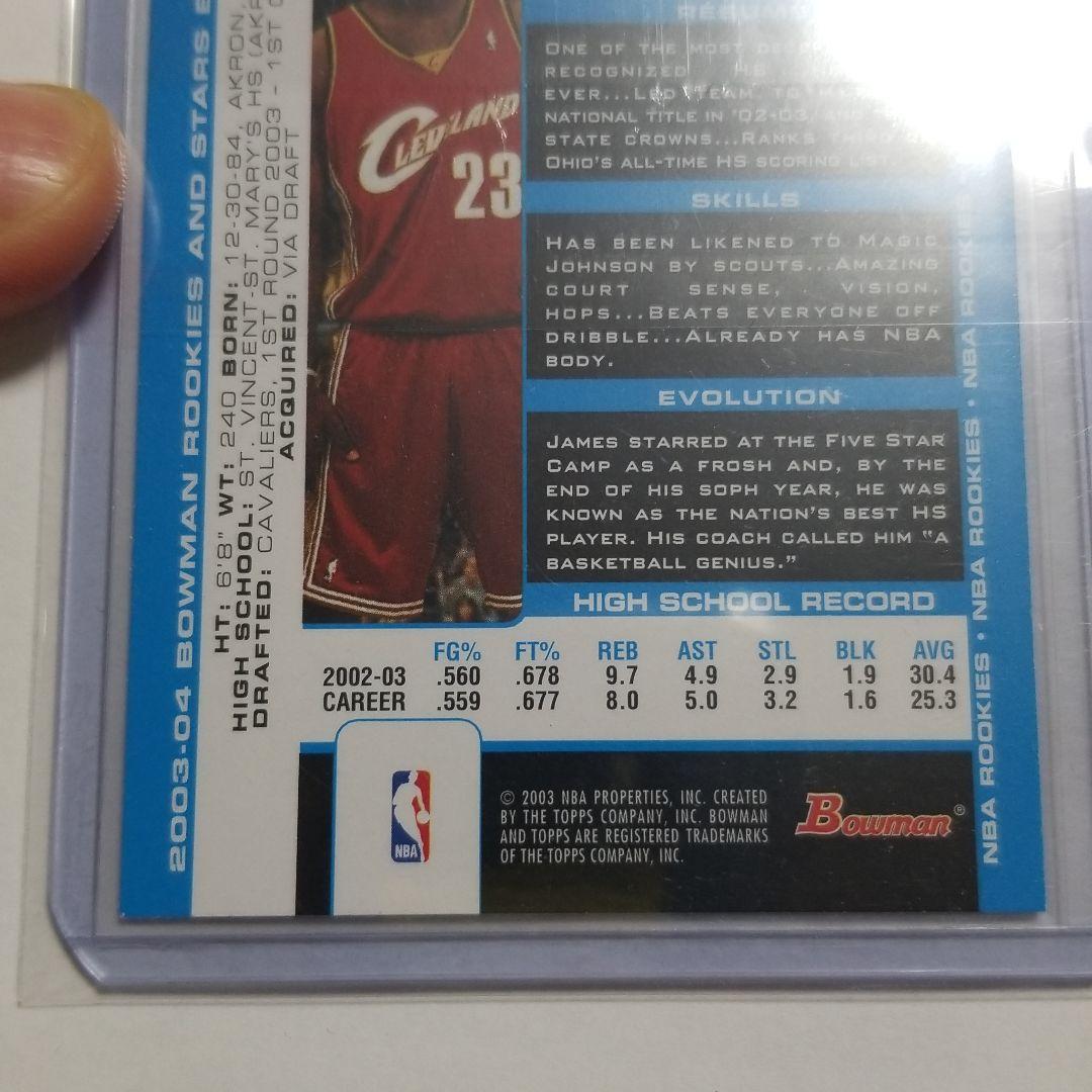 その他 2003 Bowman Lebron James RC #123 NBA