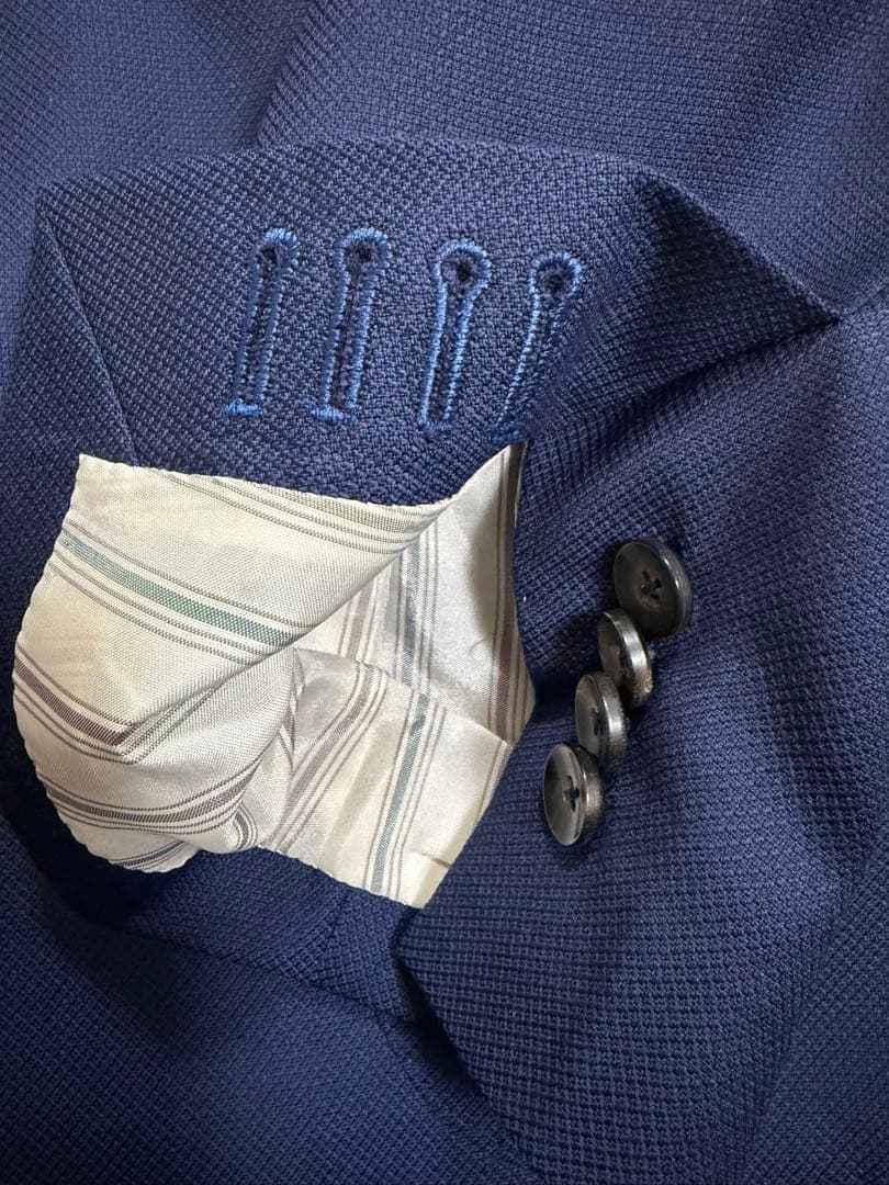 【美　】ラルディーニ ジャケット 50 ネイビー無地