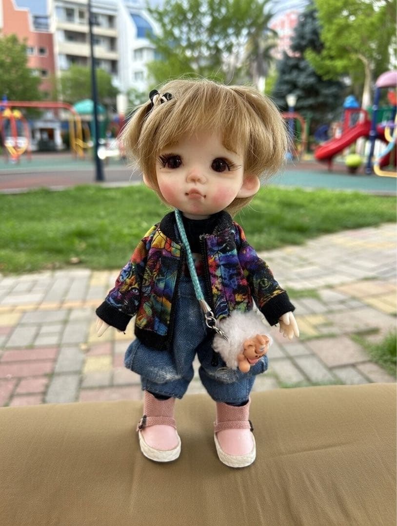 樹脂粘土ドベビー　樹脂粘土ドール すずちゃんドール