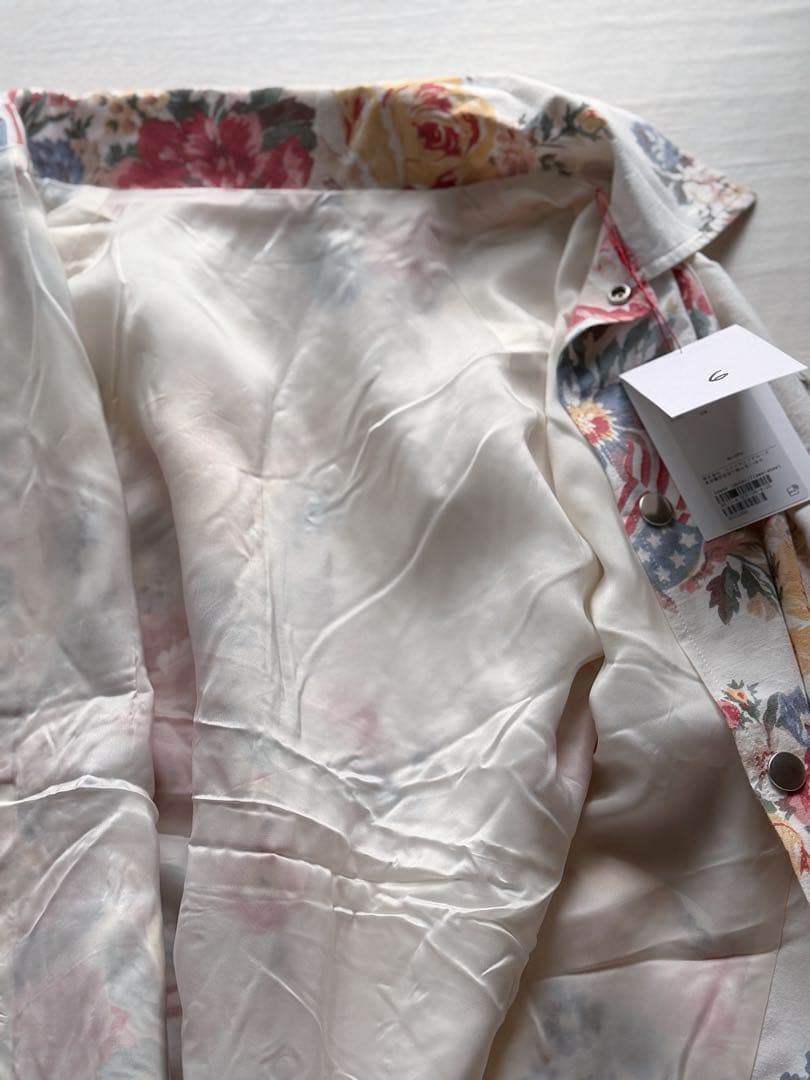 完売【roku 6】ロク remake flower print blouson