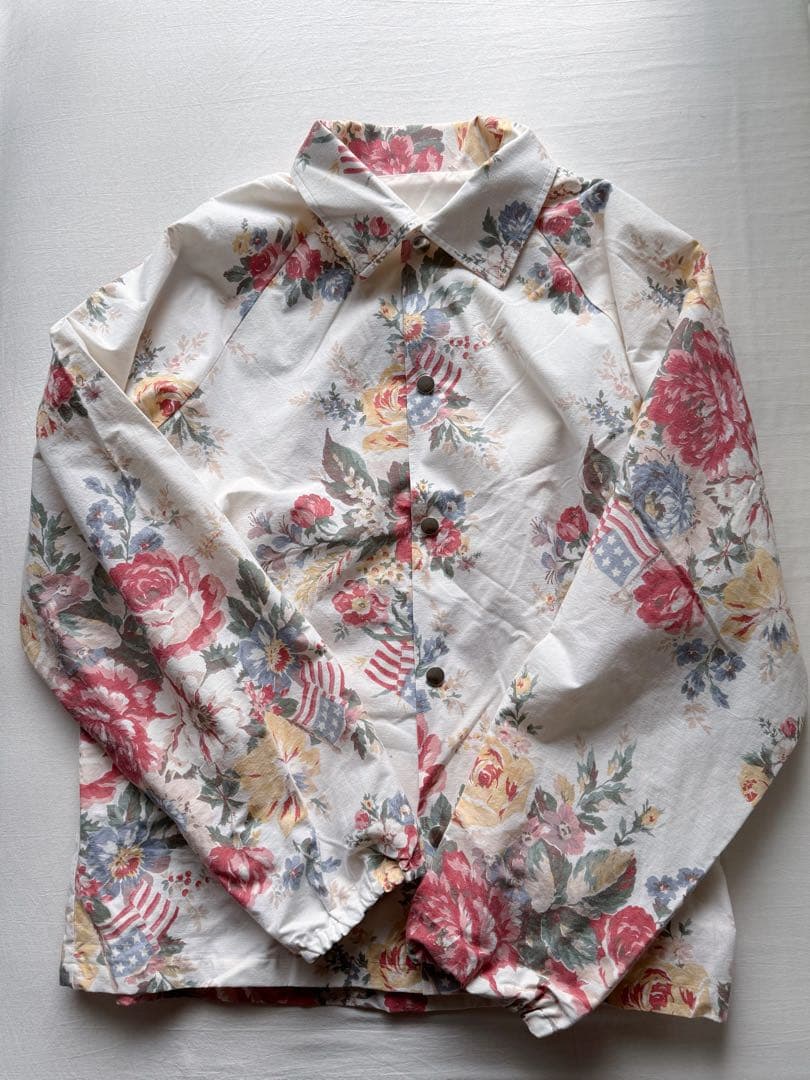 完売【roku 6】ロク remake flower print blouson