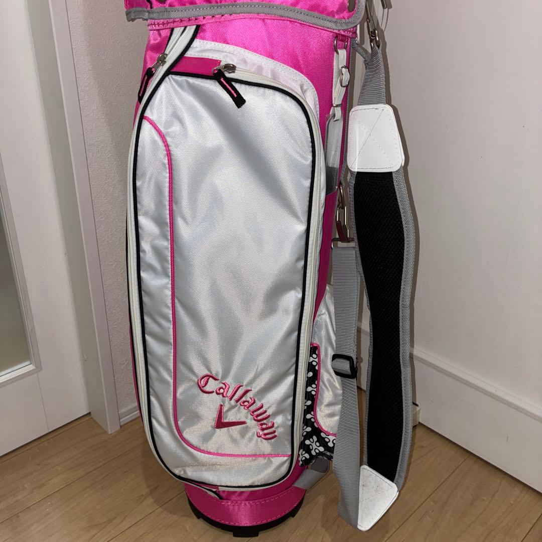 美品！Callaway Solaire(ソレイル)クラブ／バッグセット(ピンク)