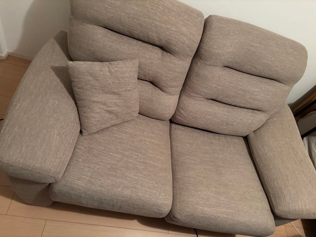 送料25,400円込み！2人用布張りソファ(NポケットA12 H-LO) ニトリ