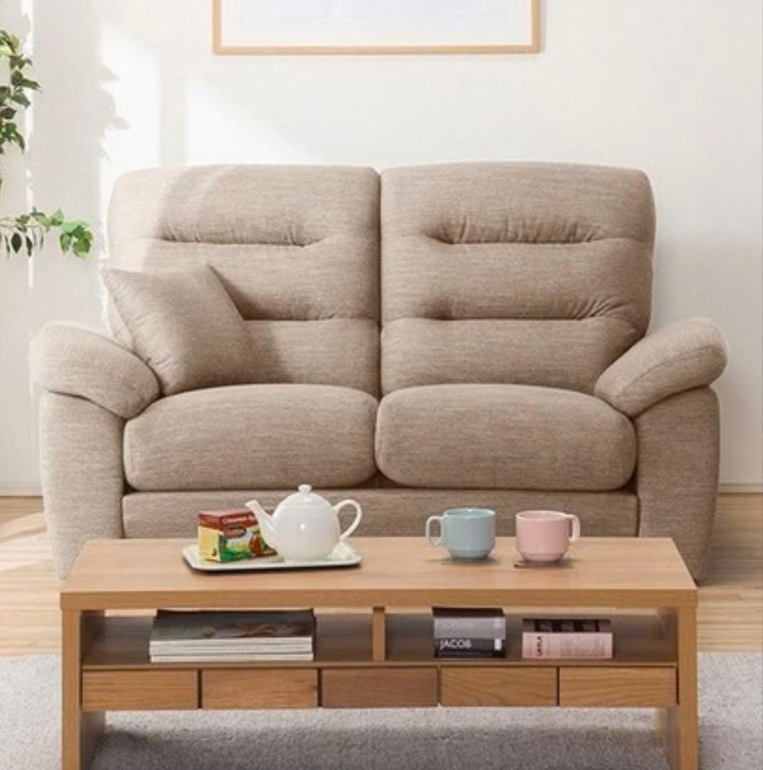 送料25,400円込み！2人用布張りソファ(NポケットA12 H-LO) ニトリ