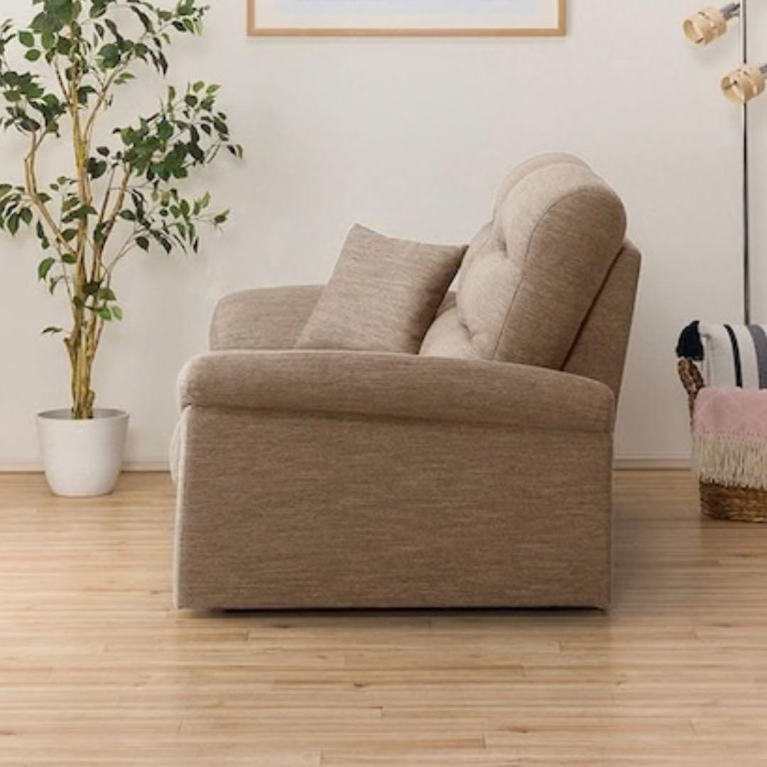 送料25,400円込み！2人用布張りソファ(NポケットA12 H-LO) ニトリ