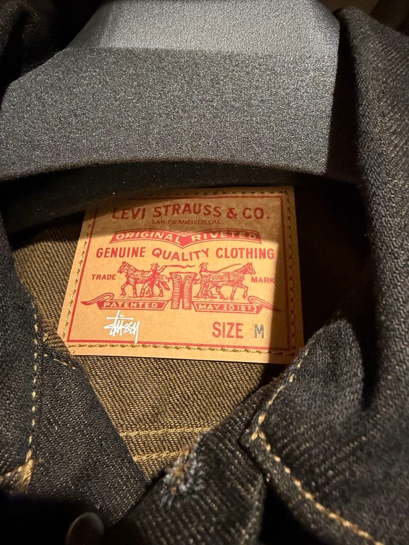 Stussy x levi’s crispy rinse Jacket 美品