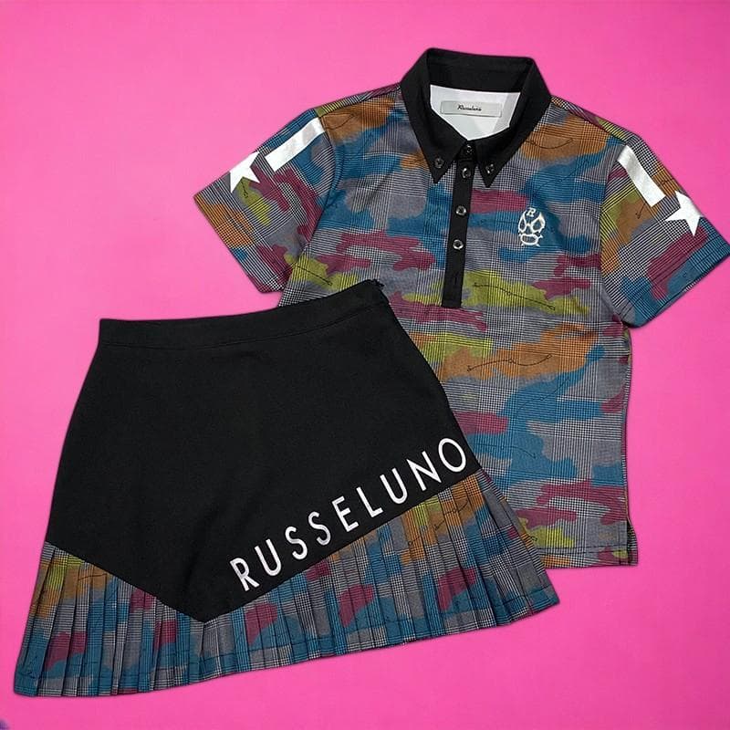 RUSSELUNO ラッセルノ セットアップ ポロシャツ スカート 1 カモ