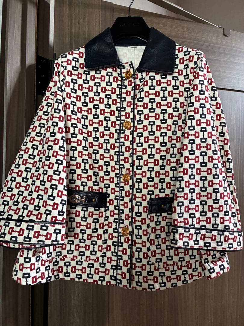 GUCCI 幾何学模様 テーラードジャケット