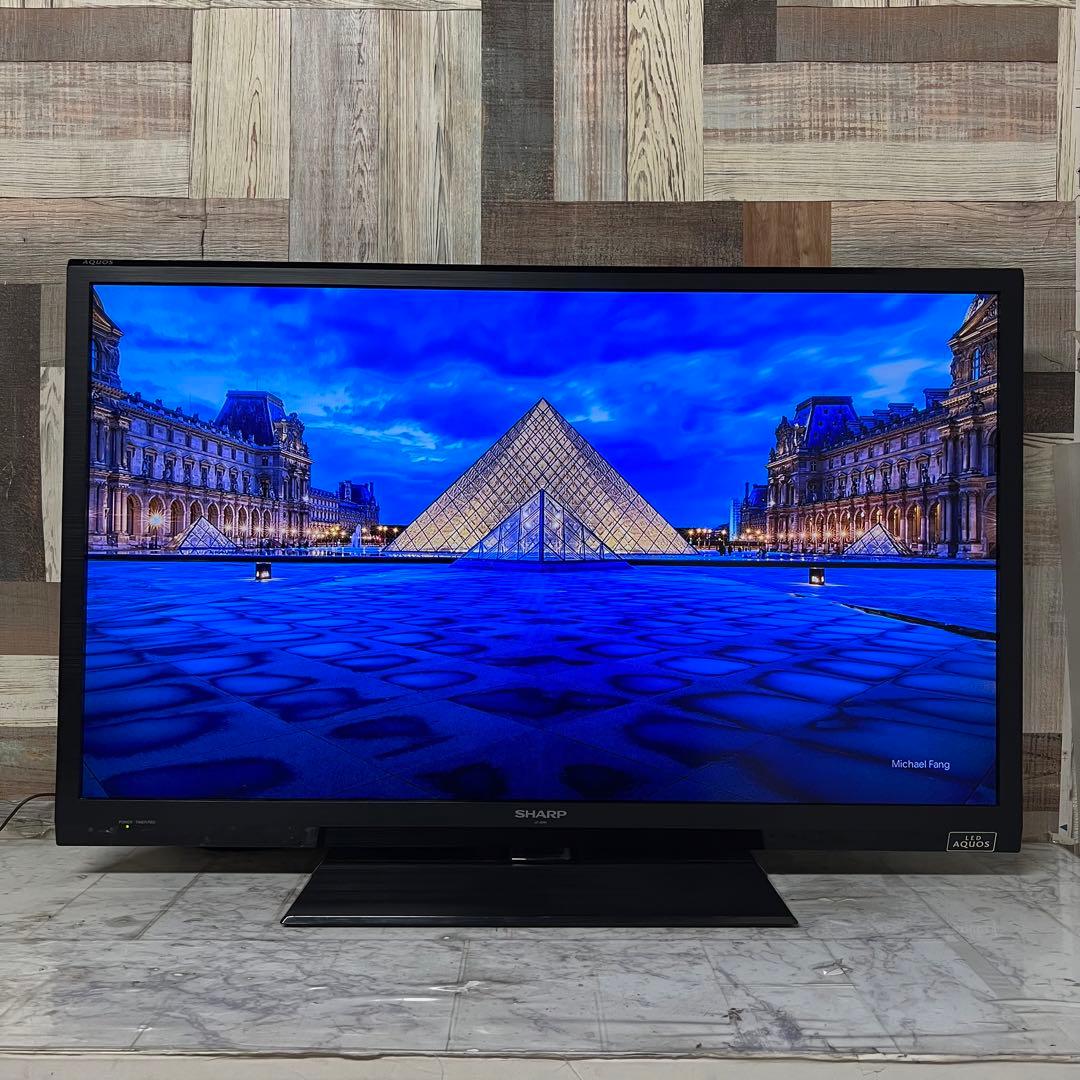 即日受渡❣️全国送料込シャープ AQUOS40型液晶テレビ外付HDD対応取説付