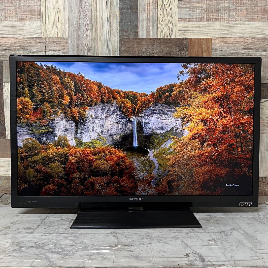 即日受渡❣️全国送料込シャープ AQUOS40型液晶テレビ外付HDD対応取説付