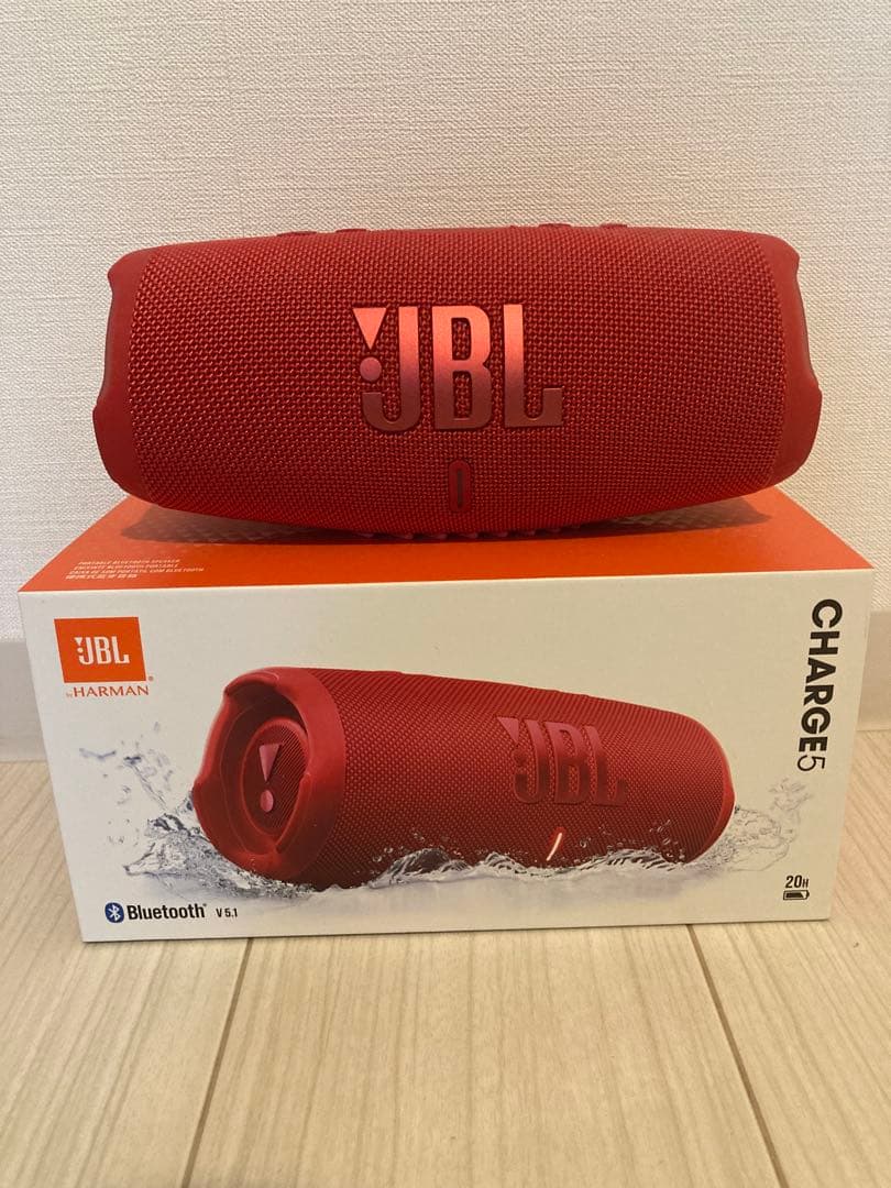 【美品・箱と付属品全て有】JBL CHARGE5 レッド