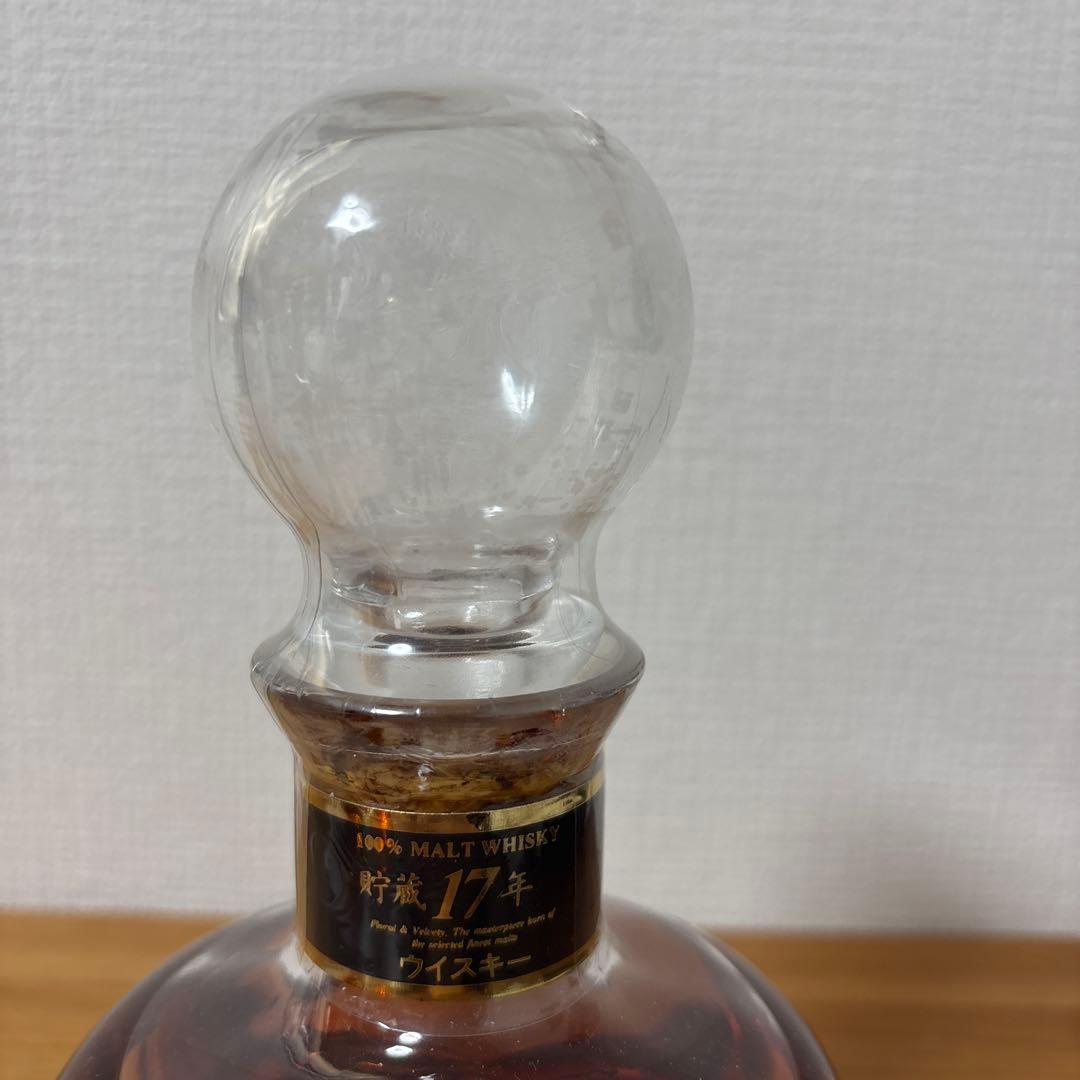 軽井沢17年　100％モルトウイスキー　メルシャン　700ml 澱あり　未開封❸