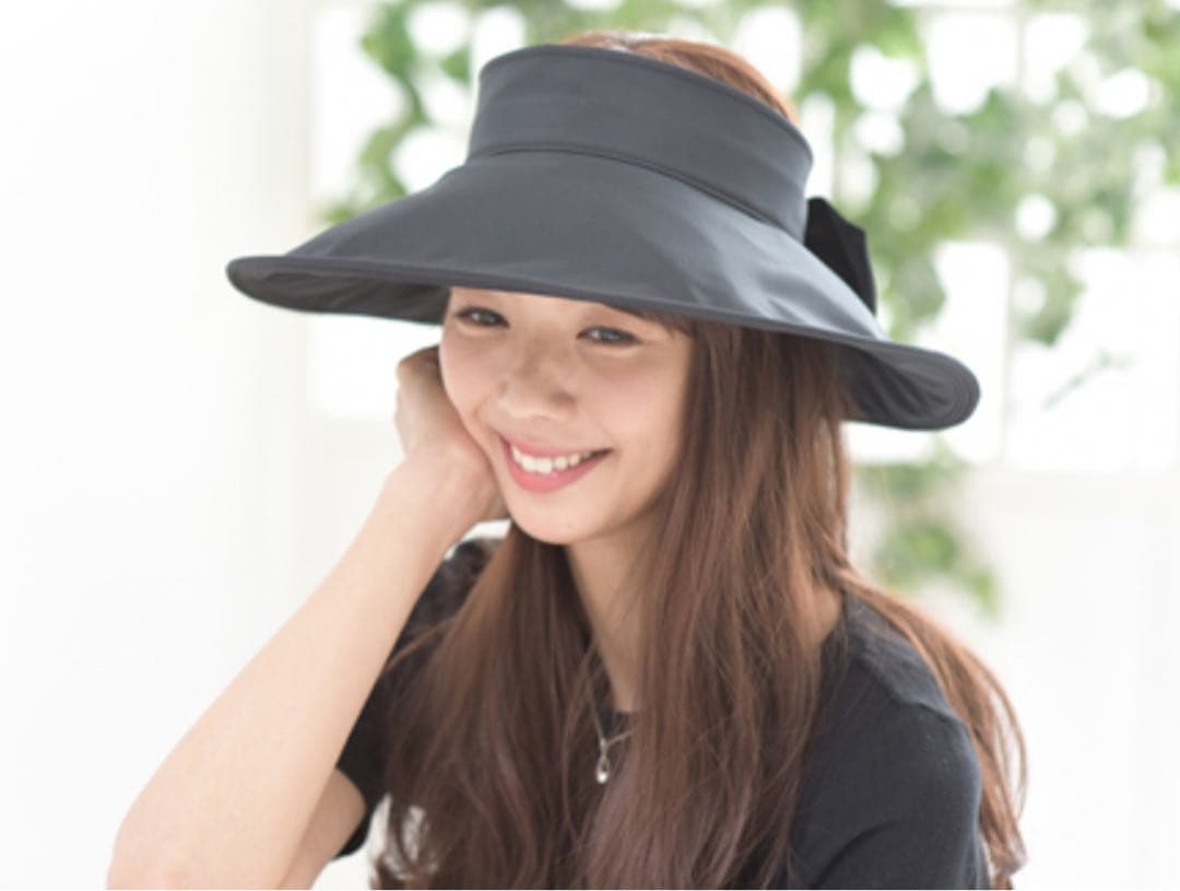 今日だけ値下 サンバリア１００ サンバイザー 帽子 ハット つば広 完全遮光