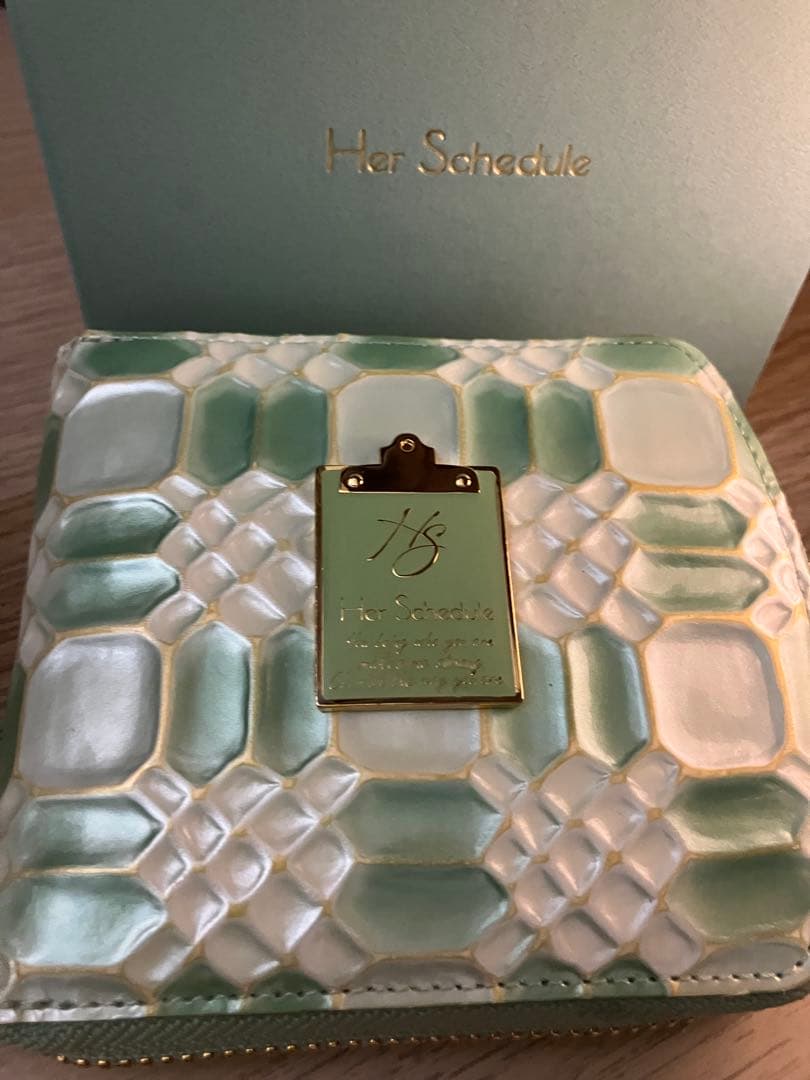 Her Schedule パスケース ミントグリーン