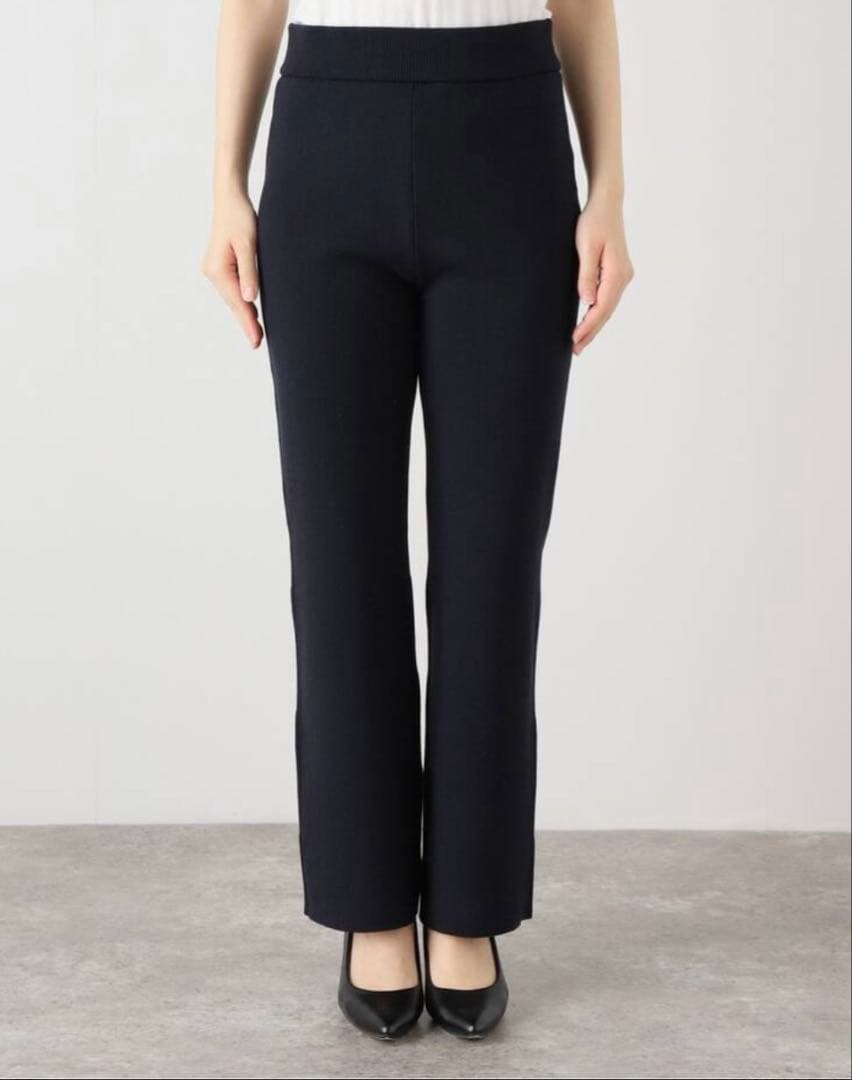 試着のみ　ミューズ ドゥーズィエムクラス WONDER RIB パンツ