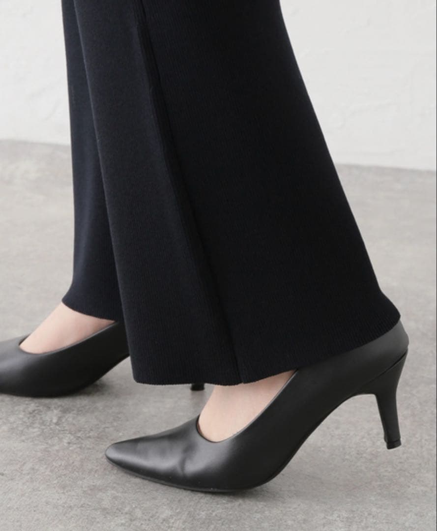 試着のみ　ミューズ ドゥーズィエムクラス WONDER RIB パンツ