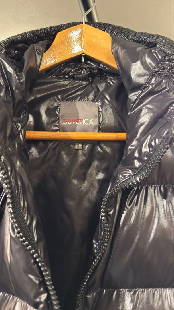 duvetica ダウンベスト 58 大きいサイズ デュベティカ 黒 国内正規品