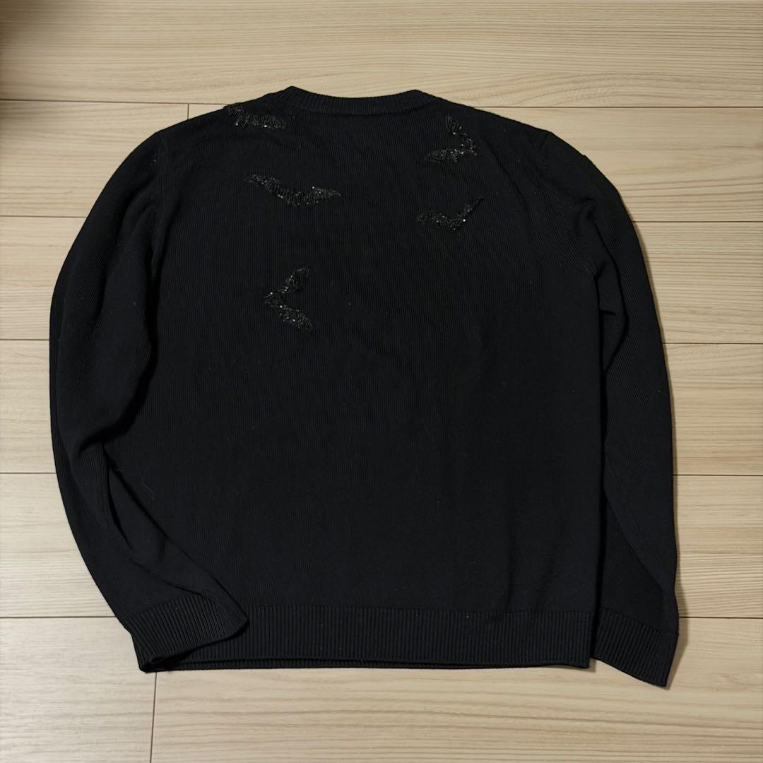 T*様 美品 サンローラン メンズ ニット セーター 刺繍