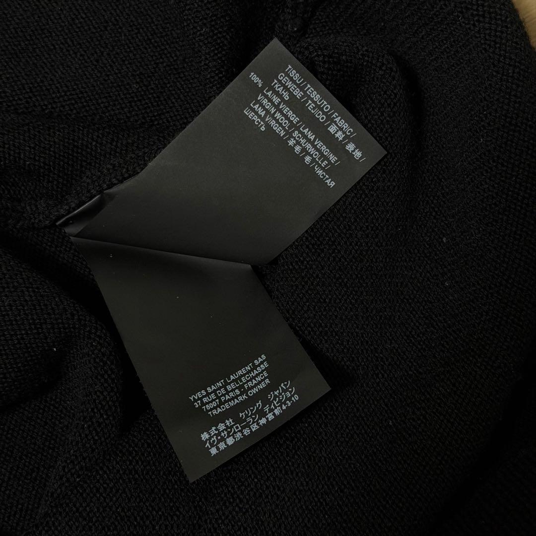 T*様 美品 サンローラン メンズ ニット セーター 刺繍