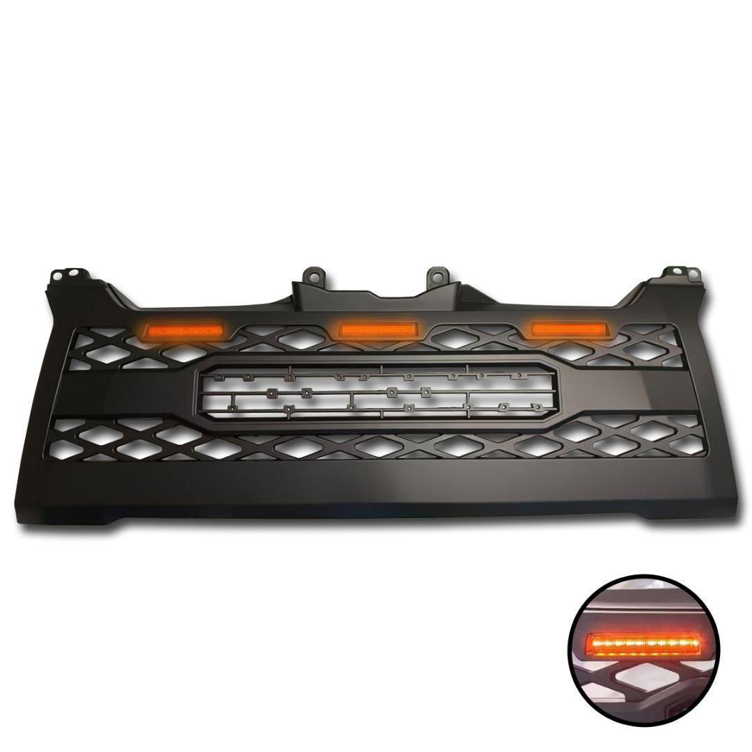 最新版ハイエース 標準ボディ用 グリル LEDマーカーセット オフロード