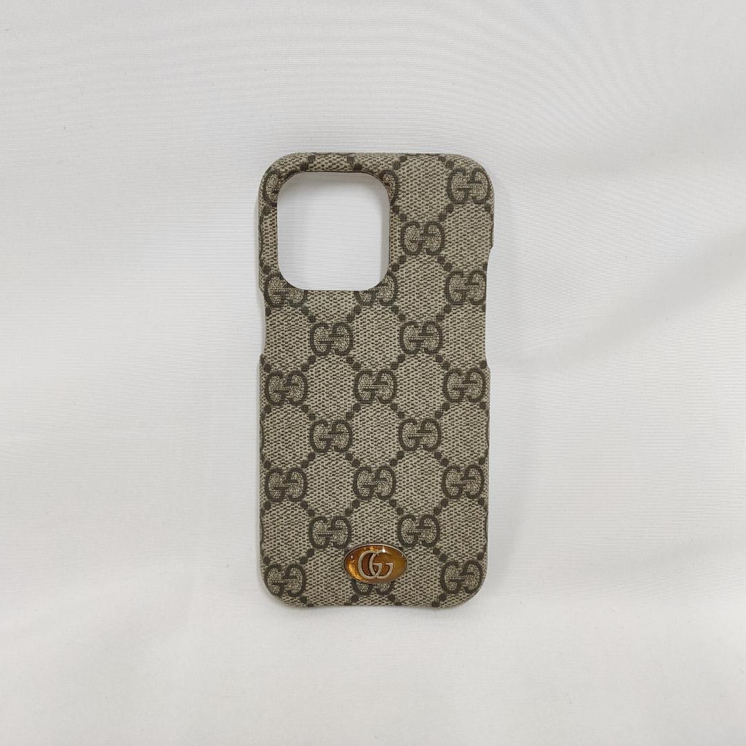 ○★新品 未使用 グッチ オフィディア iPhoneケース 13pro用ベージュ
