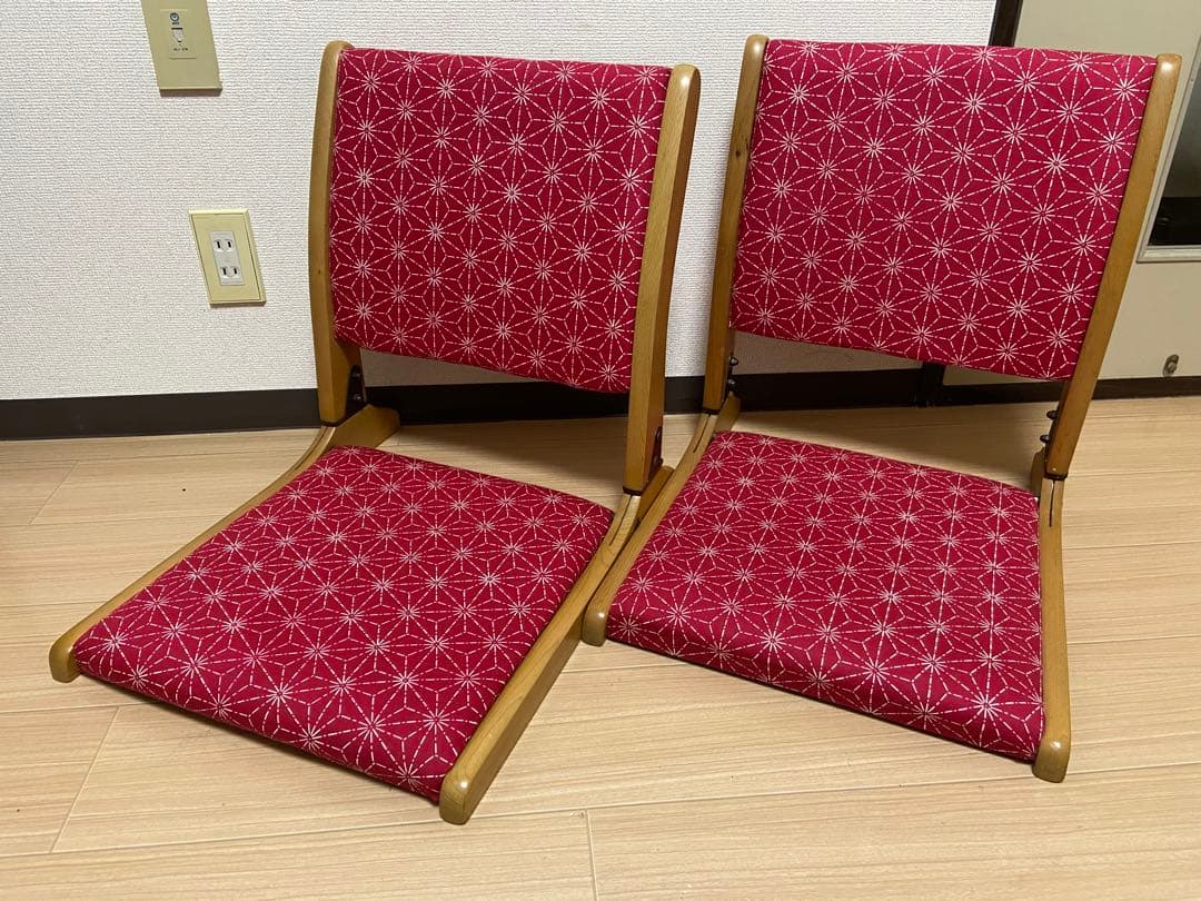 3点セット　光製作所 座椅子 3点 おまとめ 赤　緑