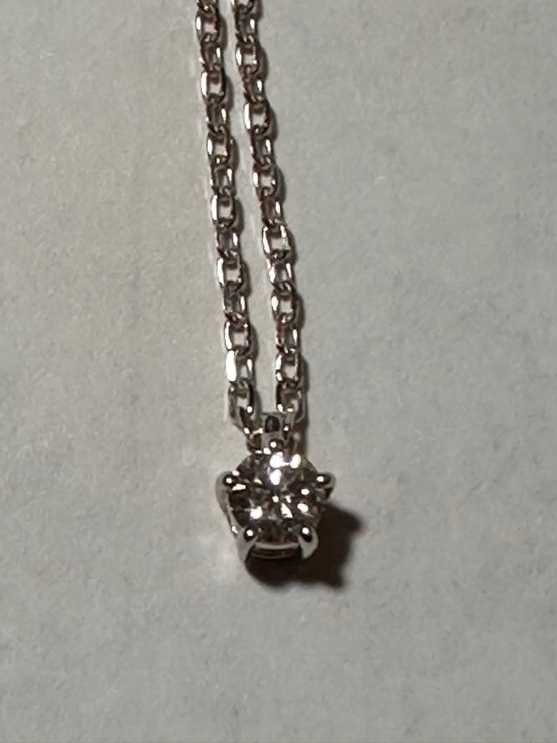 に*や様 k10WGプチダイヤモンドネックレス　未使用！