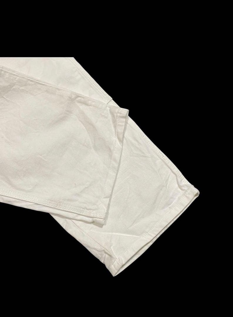 ディッキーズ　ダブルニー　ホワイトペインターパンツ　34×30