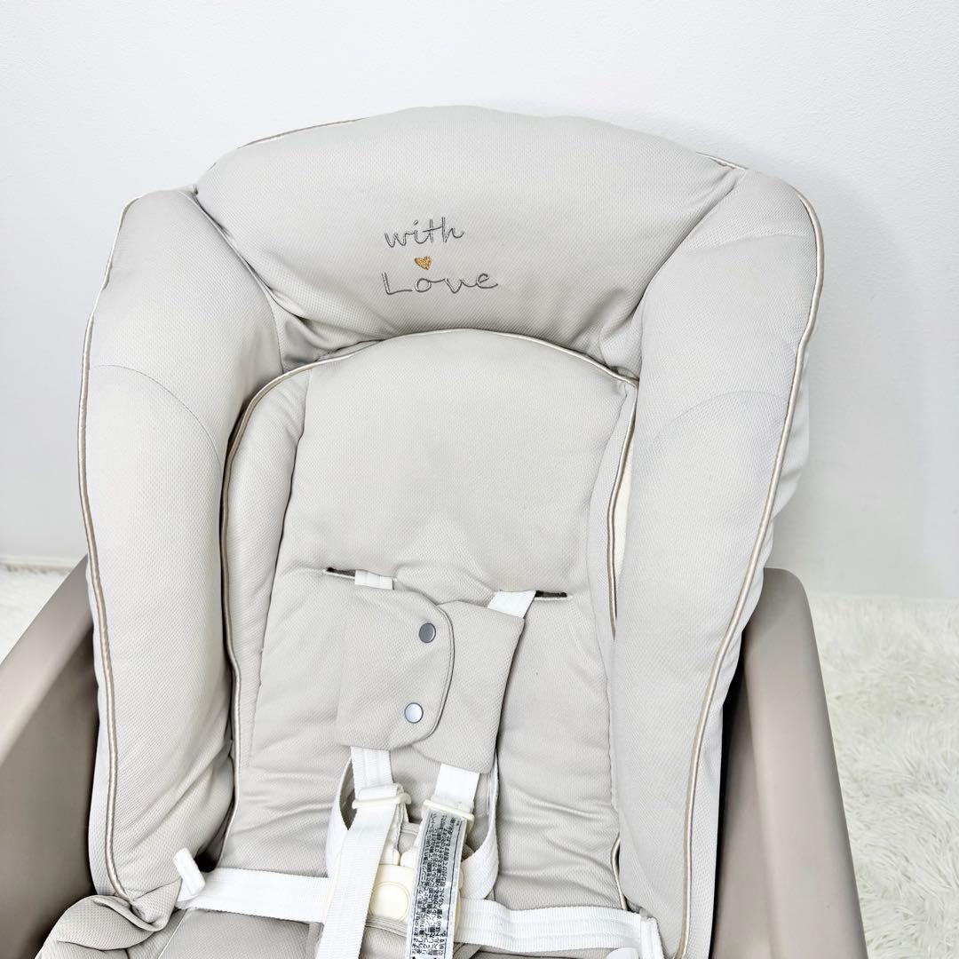 極美品 Aprica ユラリズム スマートプレミアム ウィズラブ ハイローチェア