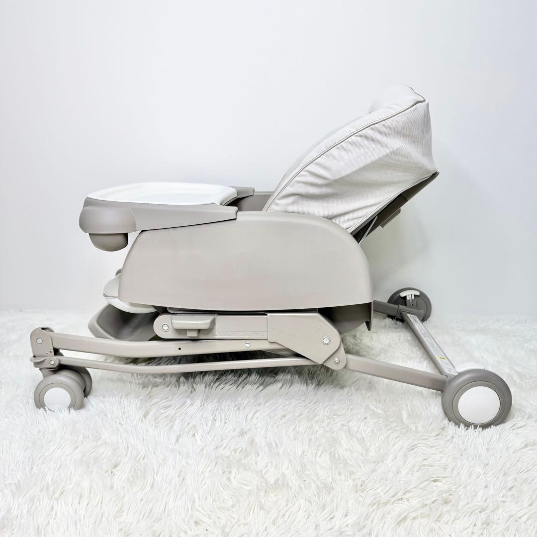 極美品 Aprica ユラリズム スマートプレミアム ウィズラブ ハイローチェア