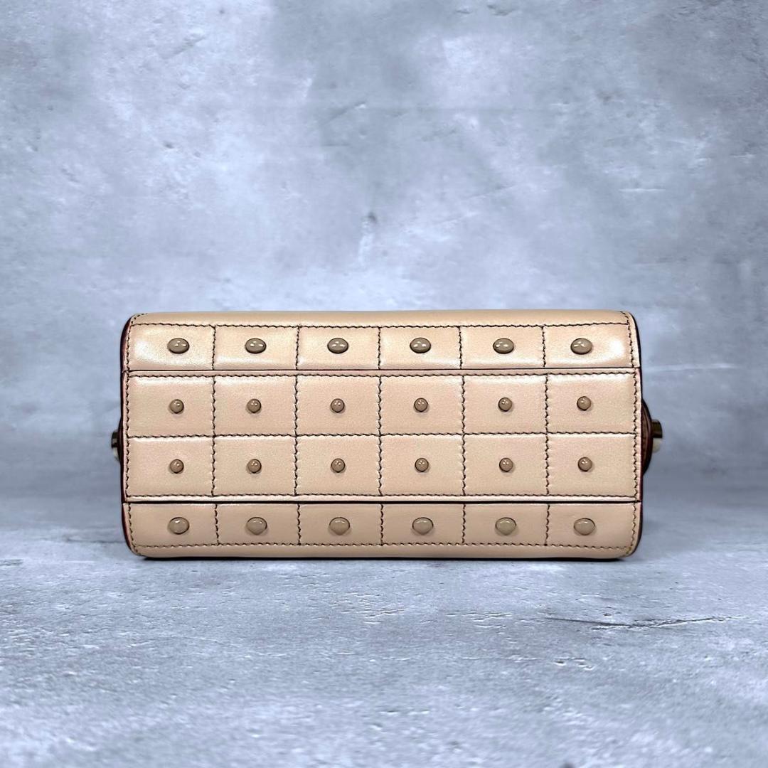 TOD'S トッズ ツイスト レザー ハンドバッグ ボーリングバッグ 2way