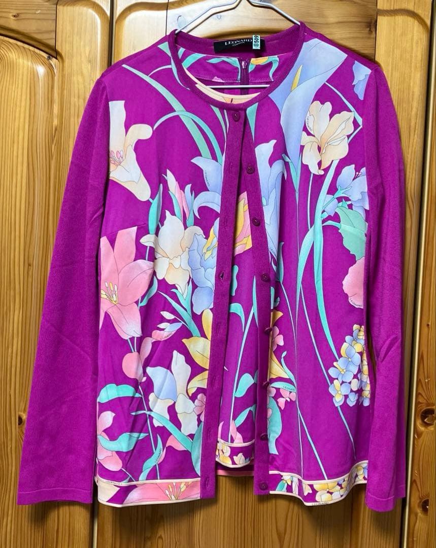 美品✨LEONARD レオナールアンサンブル