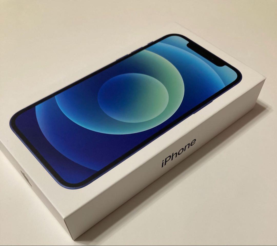 箱・付属品付★ iPhone12 128GB ブルー●匿名配送