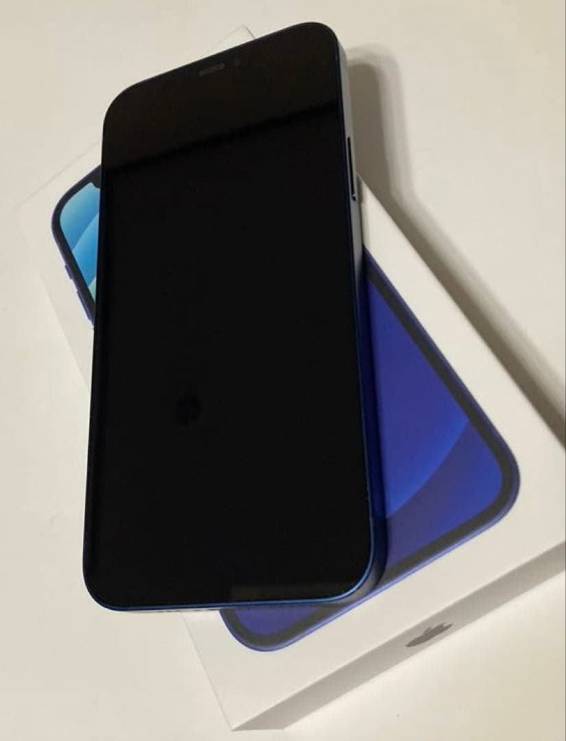 箱・付属品付★ iPhone12 128GB ブルー●匿名配送
