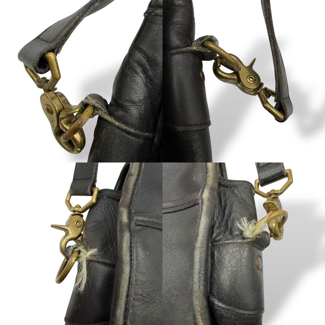 COACH オールドコーチ ビジネスバッグ 2way ターンロック クロスボディ