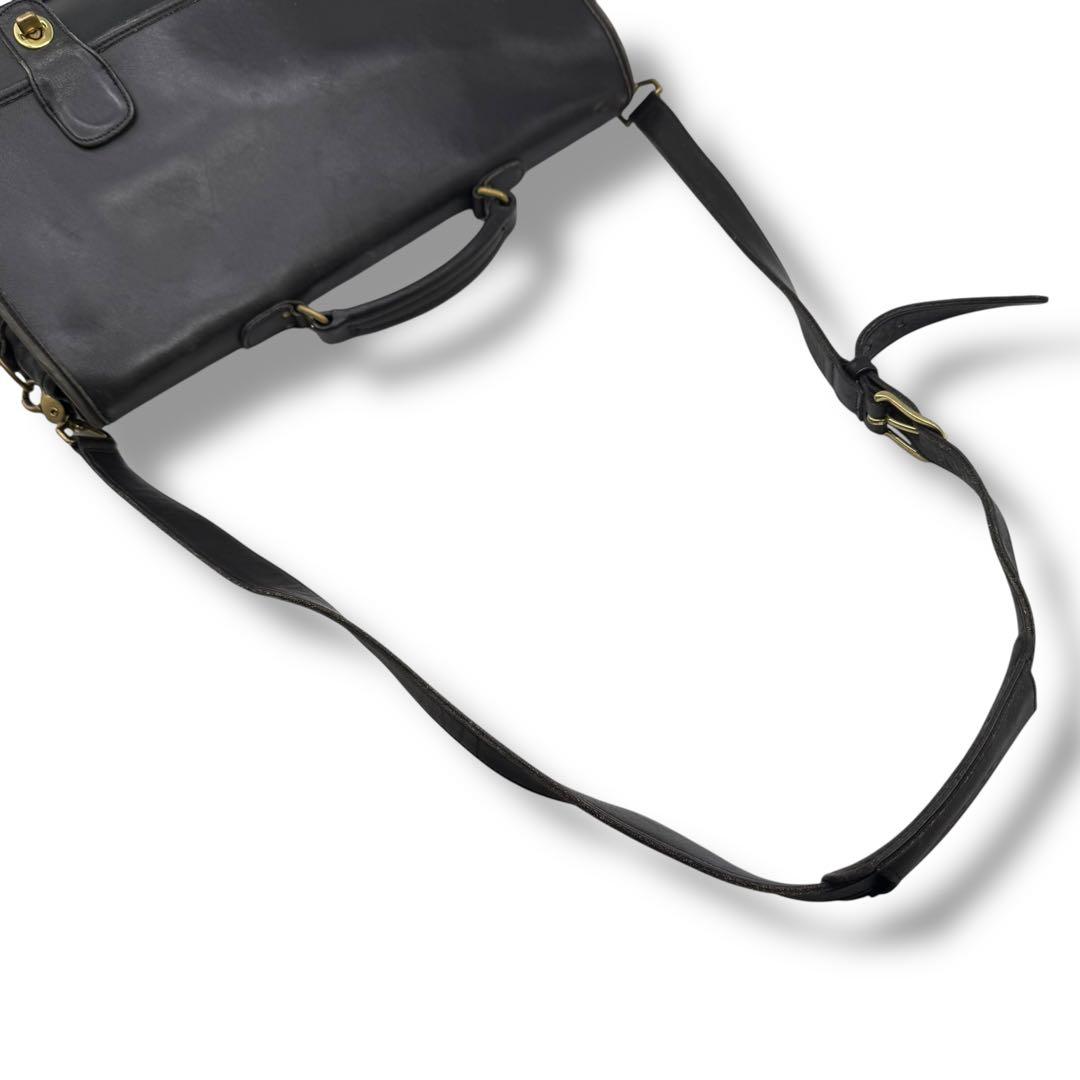 COACH オールドコーチ ビジネスバッグ 2way ターンロック クロスボディ