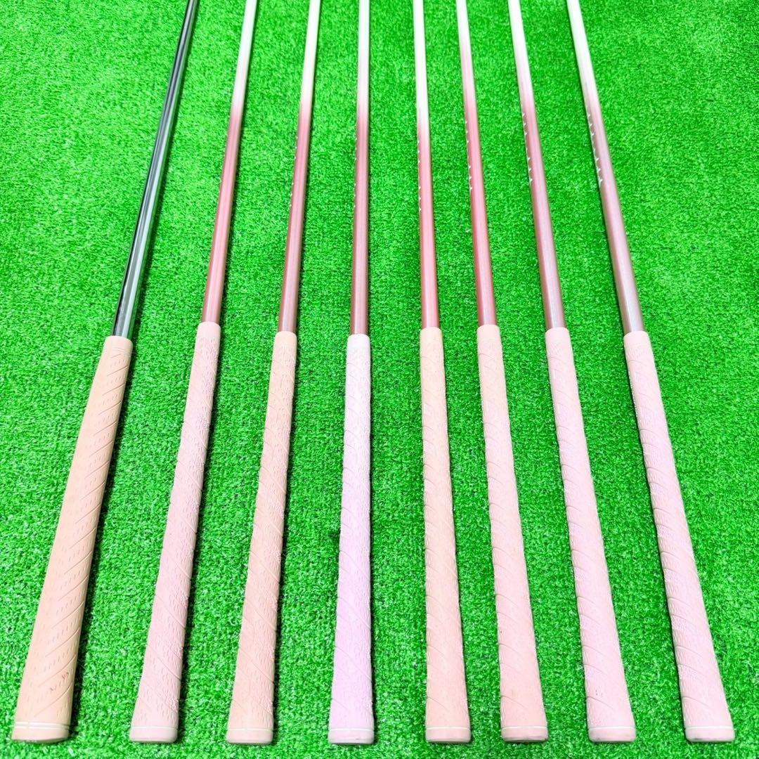 くりーむレディース ゴルフクラブ8本セット ピンク GOLDEN BEAR