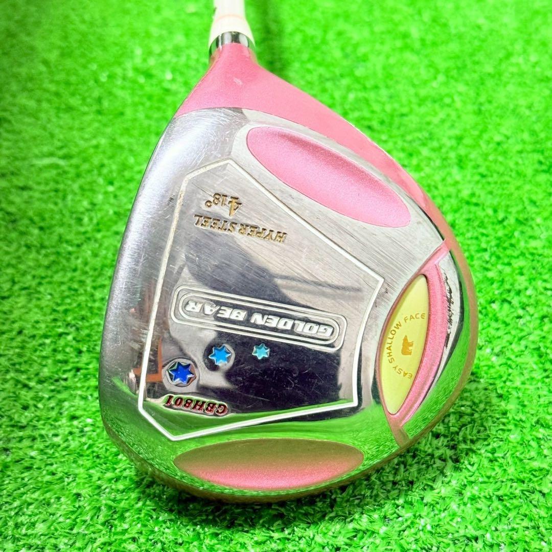 くりーむレディース ゴルフクラブ8本セット ピンク GOLDEN BEAR