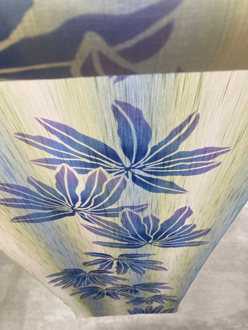 美品の新品未使用　伊勢型紙の浴衣反物　⭐︎写真追加しました