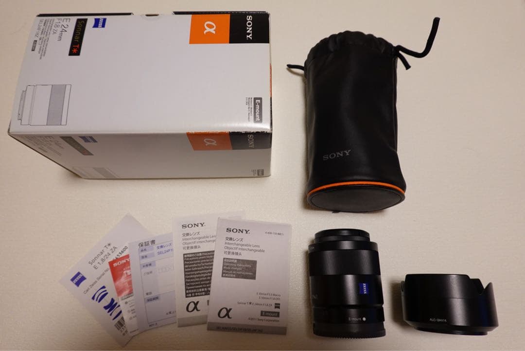【極美品】SONY SonnarT＊E24mm F1.8ZA SEL24F18Z